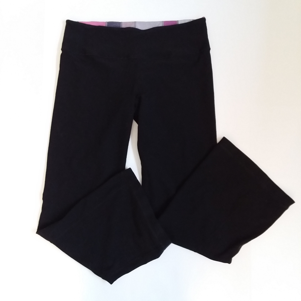 Lululemon Black Wide Leg Yoga Pants Size 10